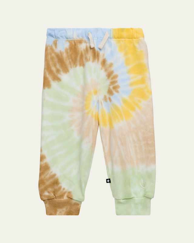 Boy's Tie-Dye Simeon Sweatpants, Size 3M-